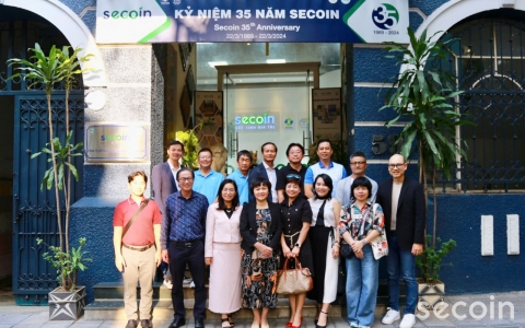 Saca và các chuyên gia Nhật Bản thăm quan trụ sở Secoin tại Hà Nội